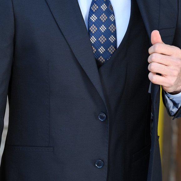 TWEEN Navy and Grey Suit (Slim Fit) - Picture 6 of 8